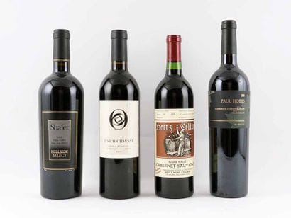 Sélection de Vins de Californie - 4 bout...