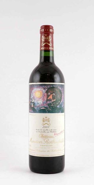 Château Mouton Rothschild 1998 - 1 boute...
