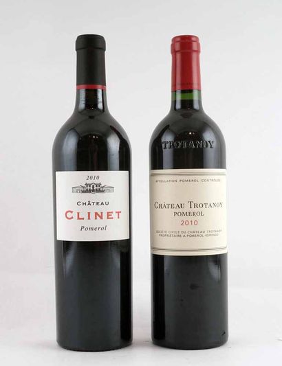 Château Trotanoy 2010 Château Clinet 2010...