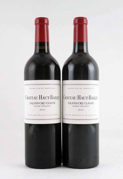 Château Haut-Bailly 2010 - 2 bouteilles