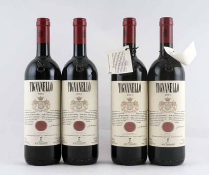 Tignanello 2015 2016 - 4 bouteilles