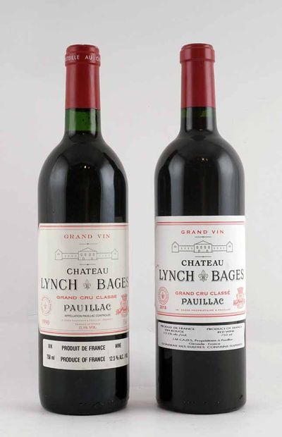 Château Lynch Bages 1990 2010 - 2 boutei...