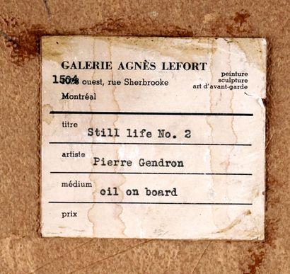 GENDRON, Pierre (1934-) 
