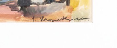 BRANDTNER, Fritz (1896-1969)
Sans titre
Aquarelle...