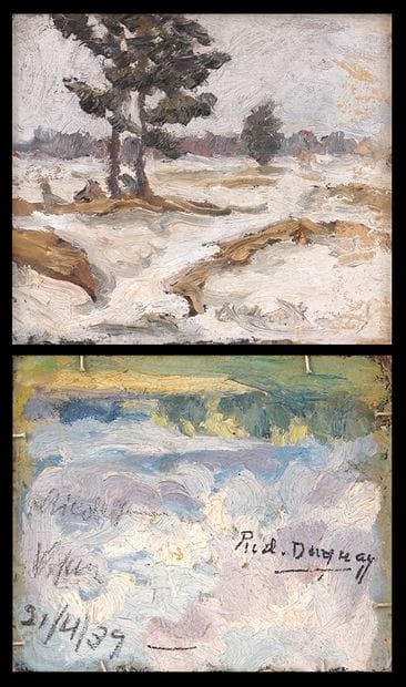 DUGUAY, Rodolphe (1891-1973)
Paysage hivernal...
