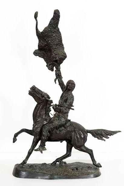 D'après Frederic REMINGTON (1861-1909)
