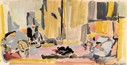 BRANDTNER, Fritz (1896-1969)
Sans titre
Aquarelle...