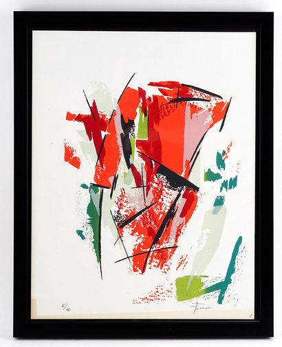 FERRON, Marcelle (1924-2001)
Sans titre
Lithographie
Signée...