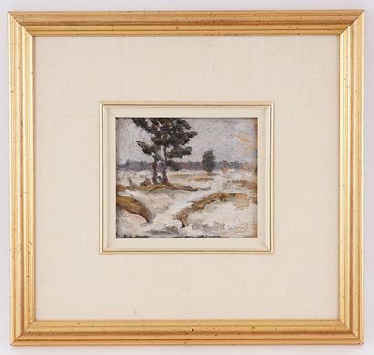 DUGUAY, Rodolphe (1891-1973)
Paysage hivernal...