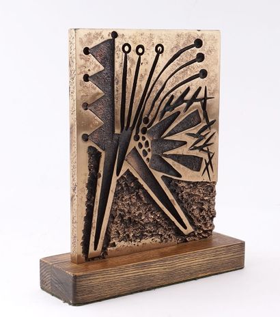 HUET, Jacques (1932-)
Untitled
Bronze with...