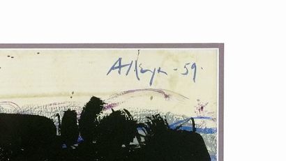 ALLEYN, George Edmund (1931-2004)
Untitled
Gouache
Signed...