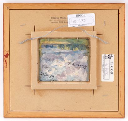 DUGUAY, Rodolphe (1891-1973)
Paysage hivernal...