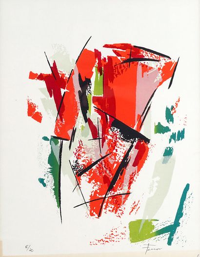 FERRON, Marcelle (1924-2001)
Sans titre
Lithographie
Signée...