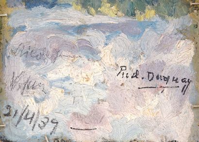 DUGUAY, Rodolphe (1891-1973)
Paysage hivernal...
