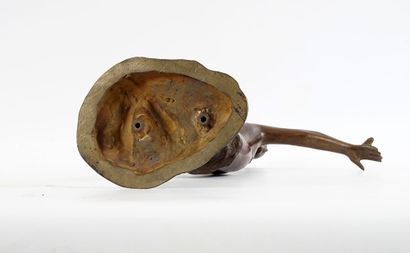 LANGEVIN, Roger (1940-)
Woman and bird
Bronze
Signed,...