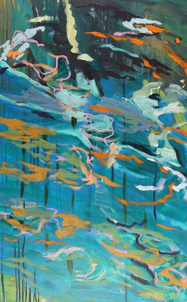SAVAGE, Michel (1953-)
Untitled - Green composition
Oil...