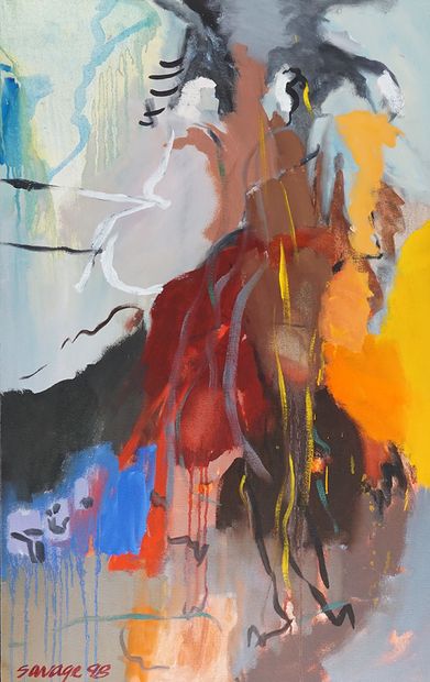 SAVAGE, Michel (1953-)
Untitled - Orange...