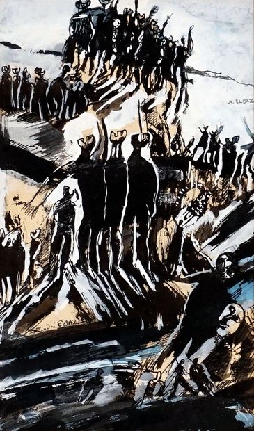 ELBAZ, André (1934-)
Untitled - Figures
Mix...