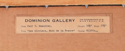 BEAULIEU, Paul-Vanier (1910-1996)
