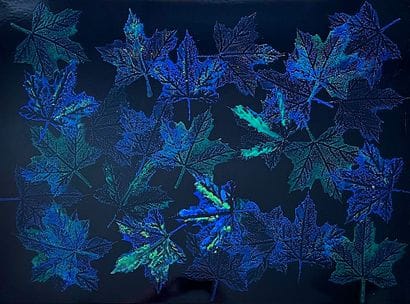 CARTIER, Jean (1924-1996)
Maple Leaves
Enamel...