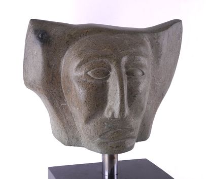 PETAULASSIE, Aggeak (1922-1983)
Head
Soapstone...