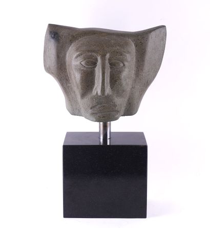 PETAULASSIE, Aggeak (1922-1983)
Head
Soapstone...