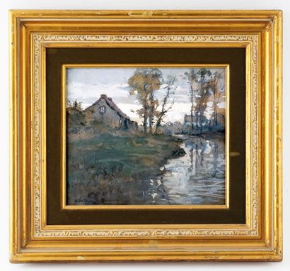 DES CLAYES, Berthe (1877-1968)
Countryside
Gouache...