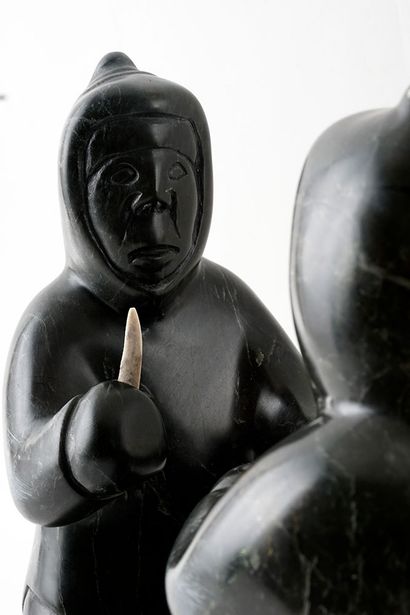 NINGEOK, Adamie (1948-)
The Squabble
Soapstone...