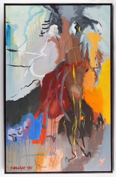 SAVAGE, Michel (1953-)
Untitled - Orange...