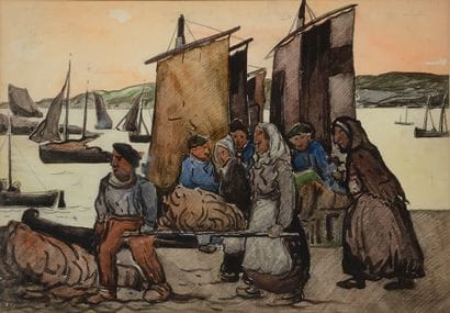 FORTIN, Marc-Aurèle (1888-1970)
Fishing in...