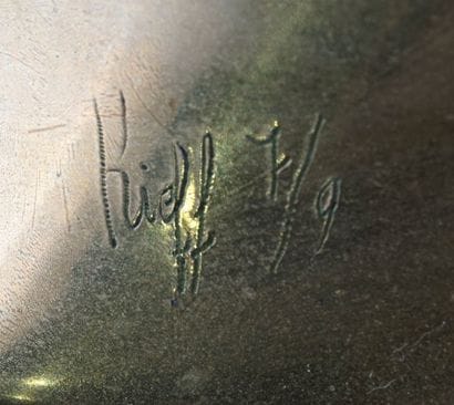 KIEFF, Antonio Grediaga (1936-)
Abstraction
Bronze
Signed...