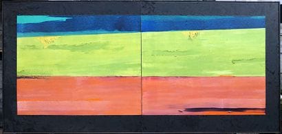 SAVAGE, Michel (1953-)
Untitled - Diptych
Oil...