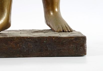 BÉLANGER, Gérard (1936-2019)
Woman
Bronze
Signed...