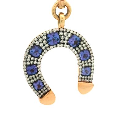 OR 18K, TANZANITE, DIAMANTS
Pendentif en...