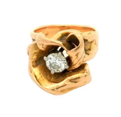 DELRUE, Georges (1920-2010)
Bague sculptée...