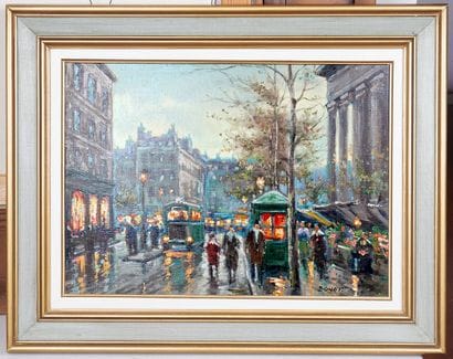 BOYER, Emile (1877-1948)
Boulevard in Paris
Oil...