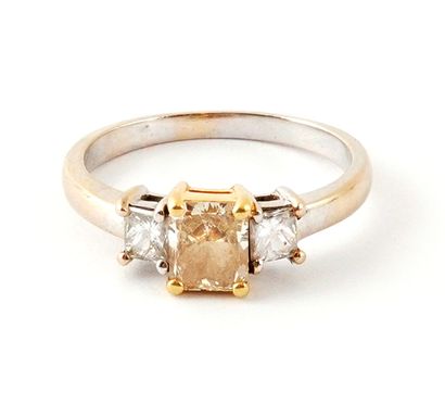 OR 18K, DIAMANT 1.02CT / 18K GOLD, 1.02CT...