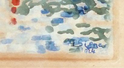 SIGNAC, Paul (1863-1935) 
Régates à la Rochelle...