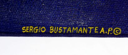 BUSTAMANTE, Sergio (1949-)
Polychrome dog
Papier-maché...