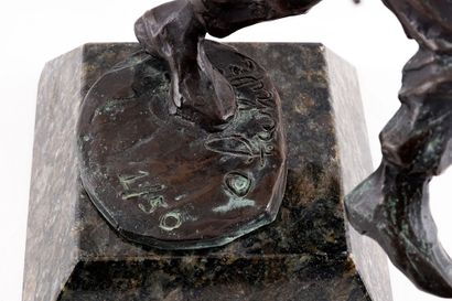 WHITE, Fritz (1930-2010)
Running soldier
Bronze...