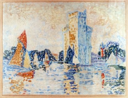SIGNAC, Paul (1863-1935) 
Régates à la Rochelle...
