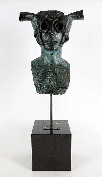 DE DIOS, Juan (active 21st c.)
Hand mask
Bronze...