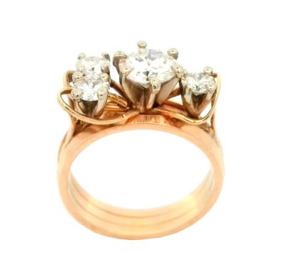 OR 14K, DIAMANTS / 14K GOLD, DIAMONDS
Bague...