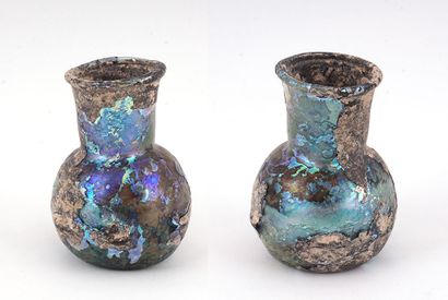 ANCIENT ROME
Set of 7 Roman glass flasks
Circa...