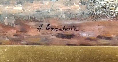 GOODWIN, Harry (active 19th c.)
On the beach
Oil...
