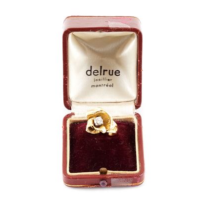 DELRUE, Georges (1920-2010)
Bague sculptée...