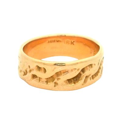 DELRUE, Georges (1920-2010)
Bague en or jaune...