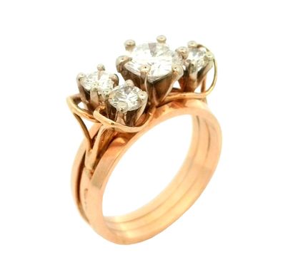 OR 14K, DIAMANTS / 14K GOLD, DIAMONDS
Bague...