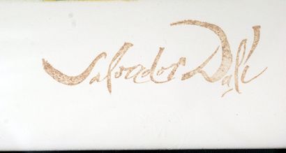 DALI, Salvador (1904-1989)
Lincoln in Dalivision
Lithograph
Stamped...