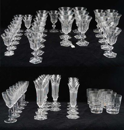 VAL ST LAMBERT

Important crystal set from...